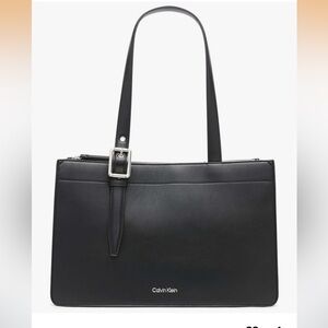 Calvin Klein Havana Black Organizational Tote Bag